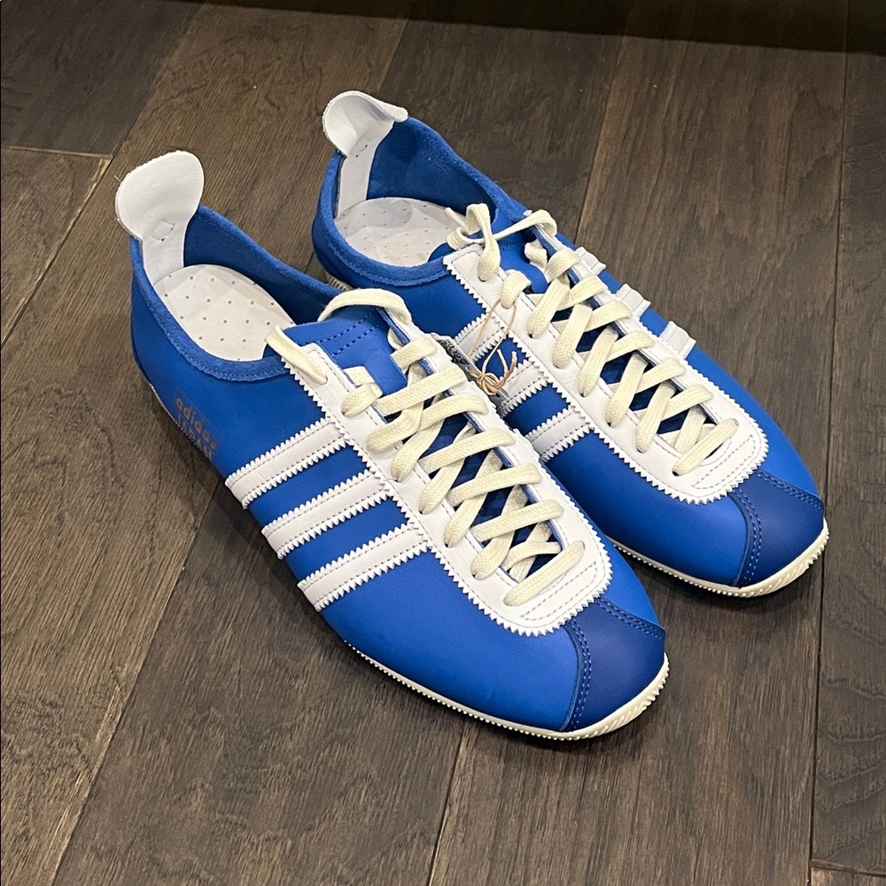 Adidas Japan Shoes Sneakers JS3773 blue white new Mens Size 10.5 - Picture 2 of 12
